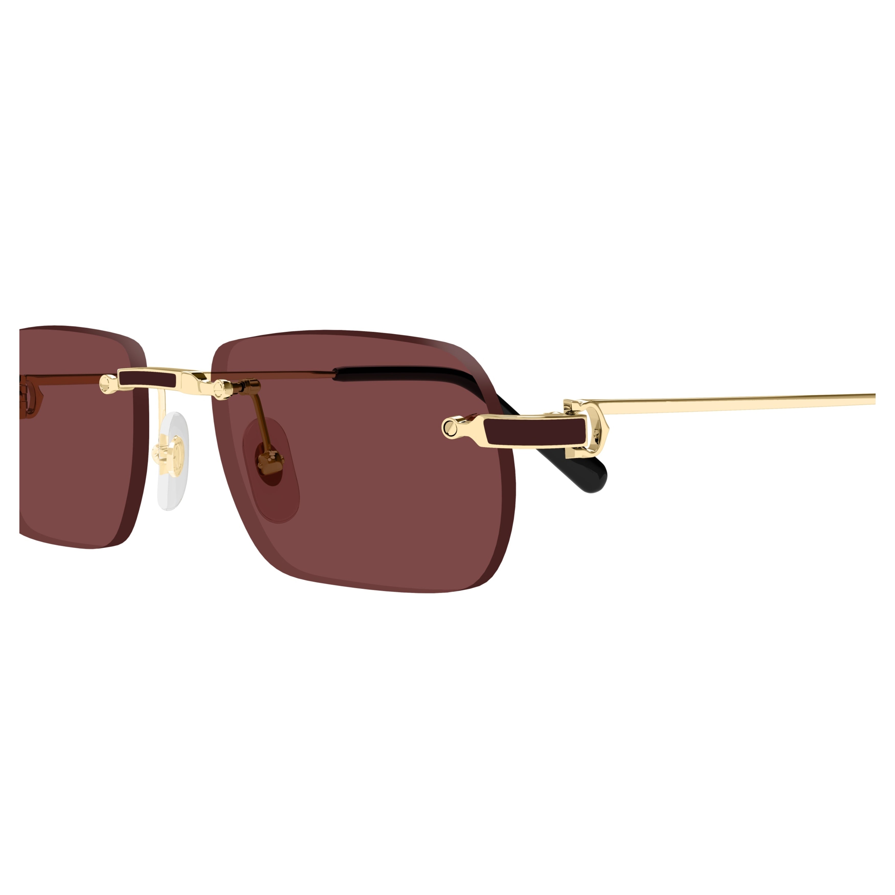 Ct0498s Rimless Rectangular Sunglasses