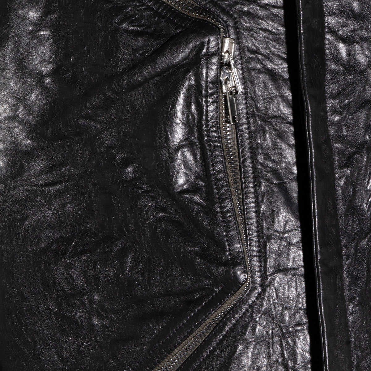Heizer Black Leather Jacket