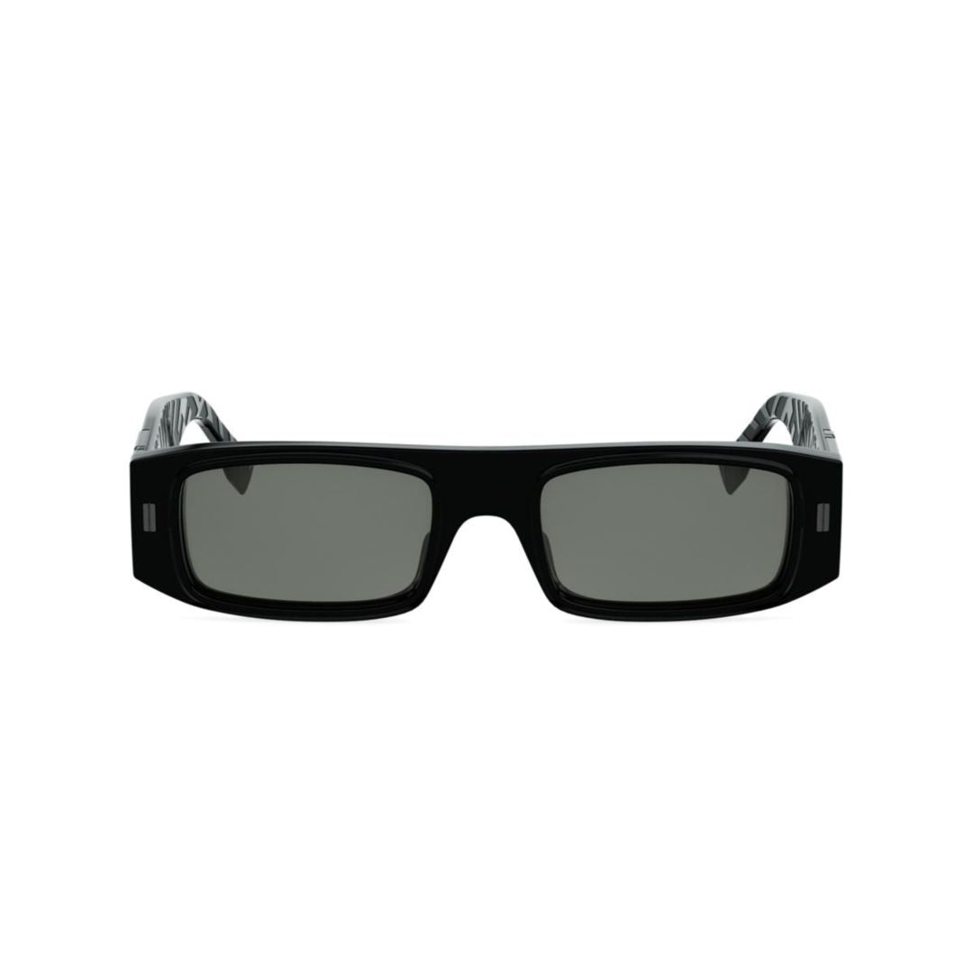Fe40181i Bold Rectangular Sunglasses
