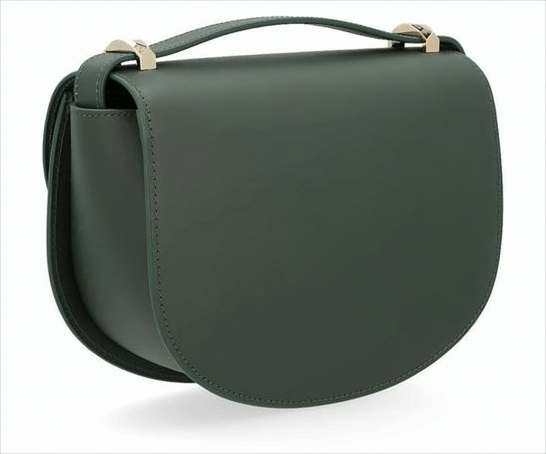 Structured Cowhide Crossbody Bag
