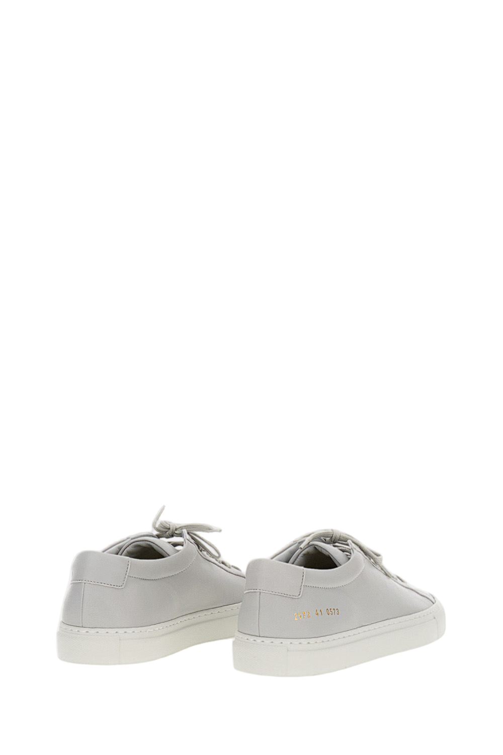Grey Achille Premium Leather Sneakers