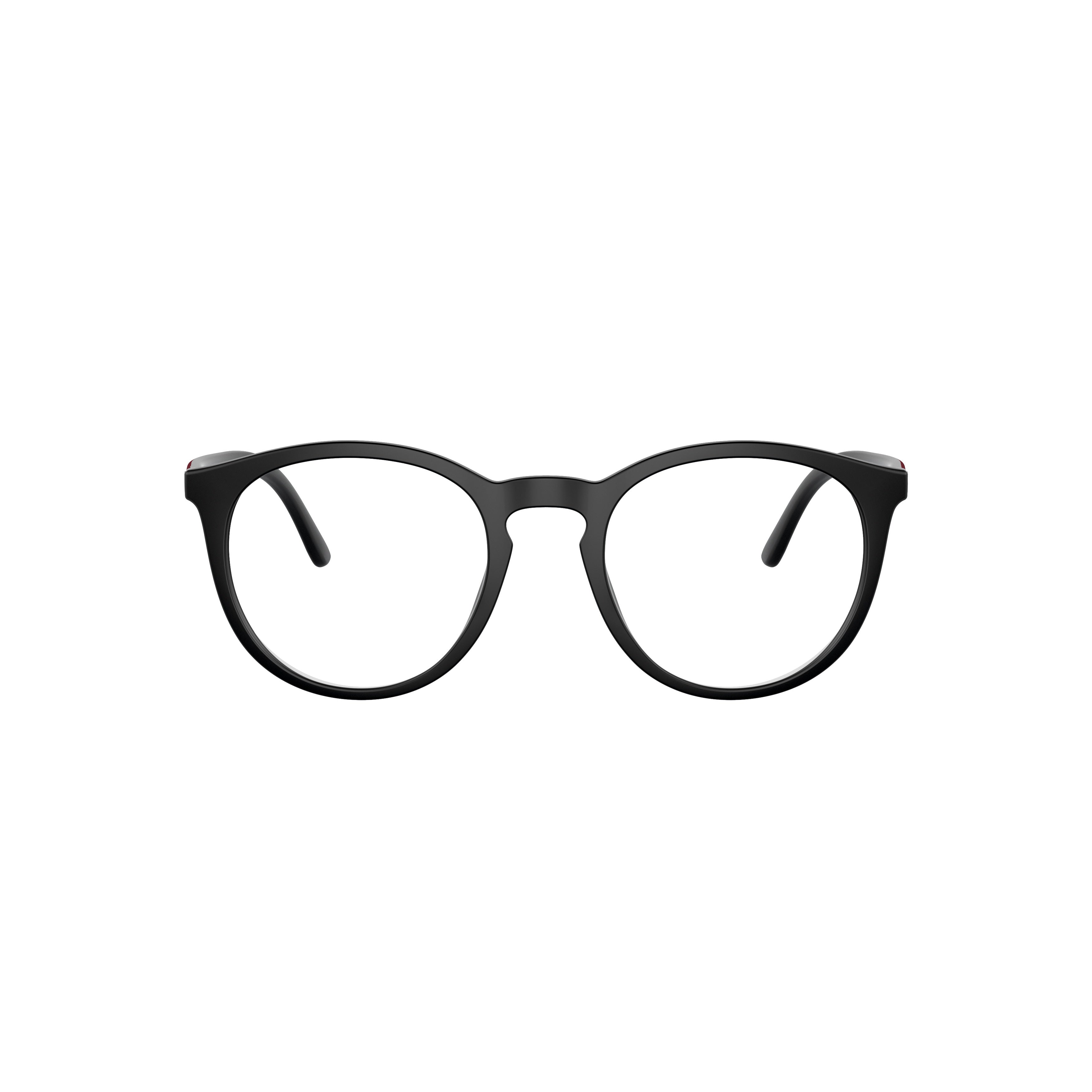 0ph4183u Matte Black Rounded Frame Eyeglasses