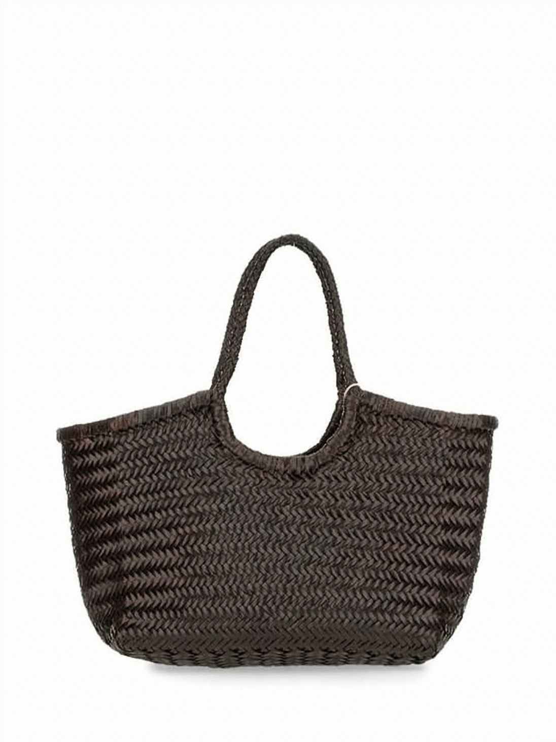 Woven Calf Leather Shoulder Bag