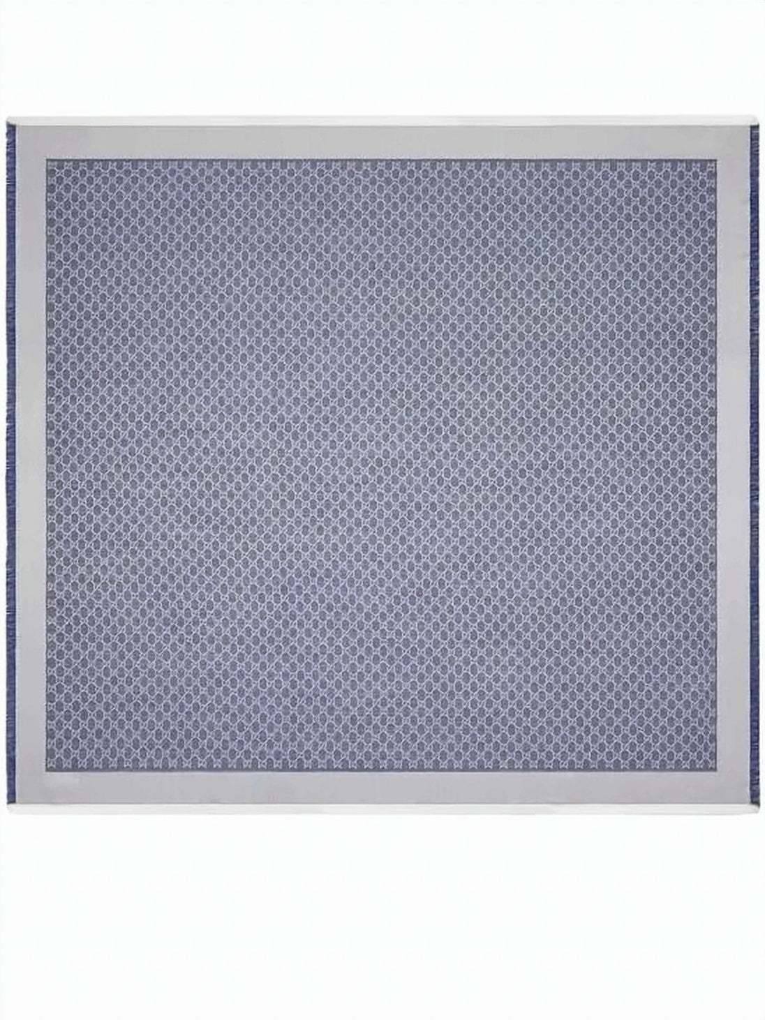 Rectangular Silk-Wool Blend Scarf