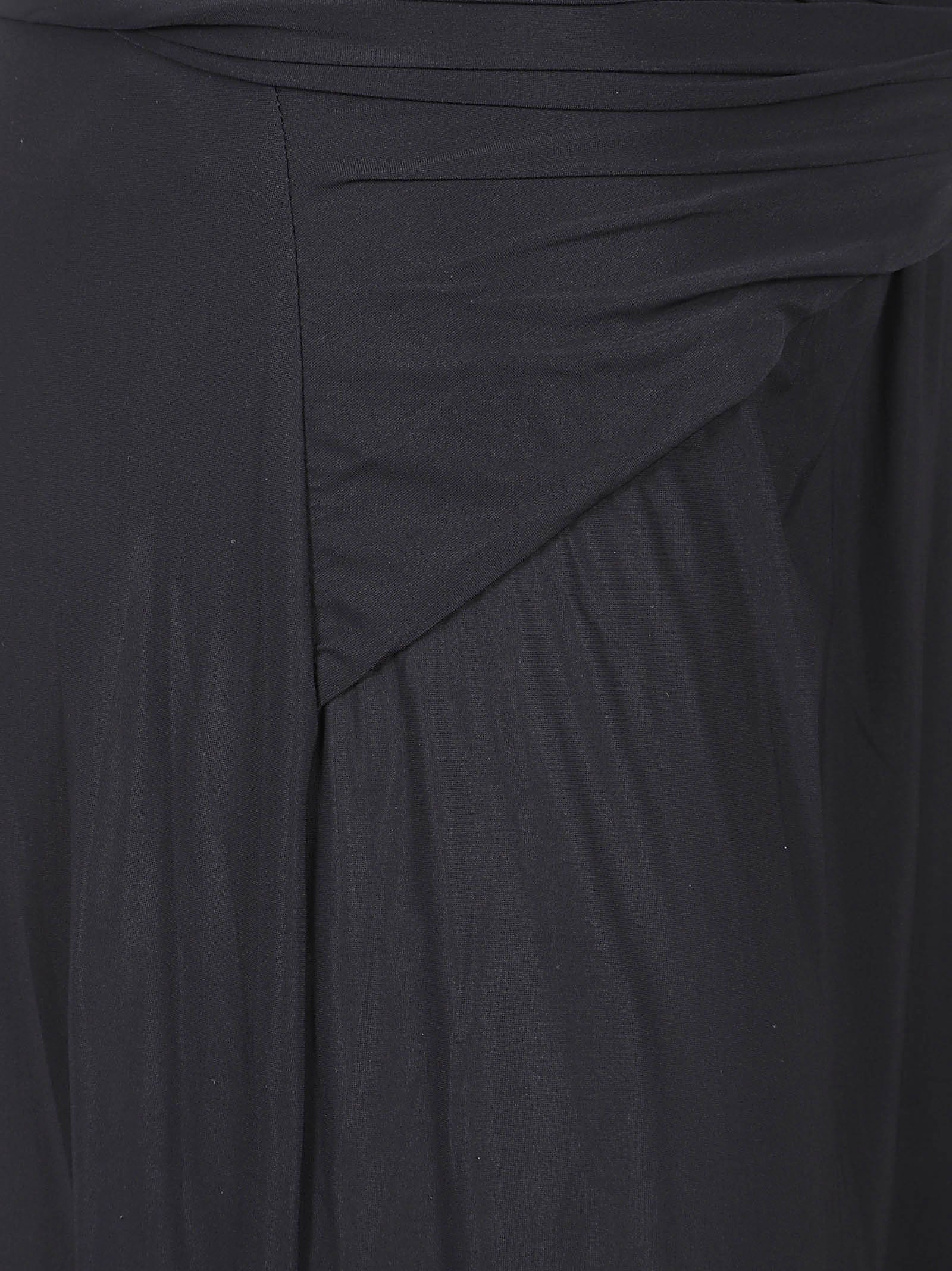 Halter-Neck Jumpsuit with Draped Neckline