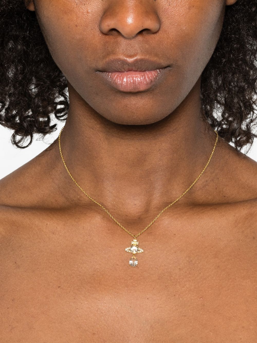 Gold-Tone Pendant Necklace