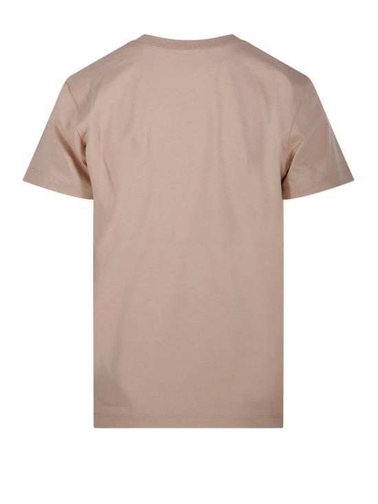 Embroidered Logo Cotton T-Shirt With Relaxed Fit