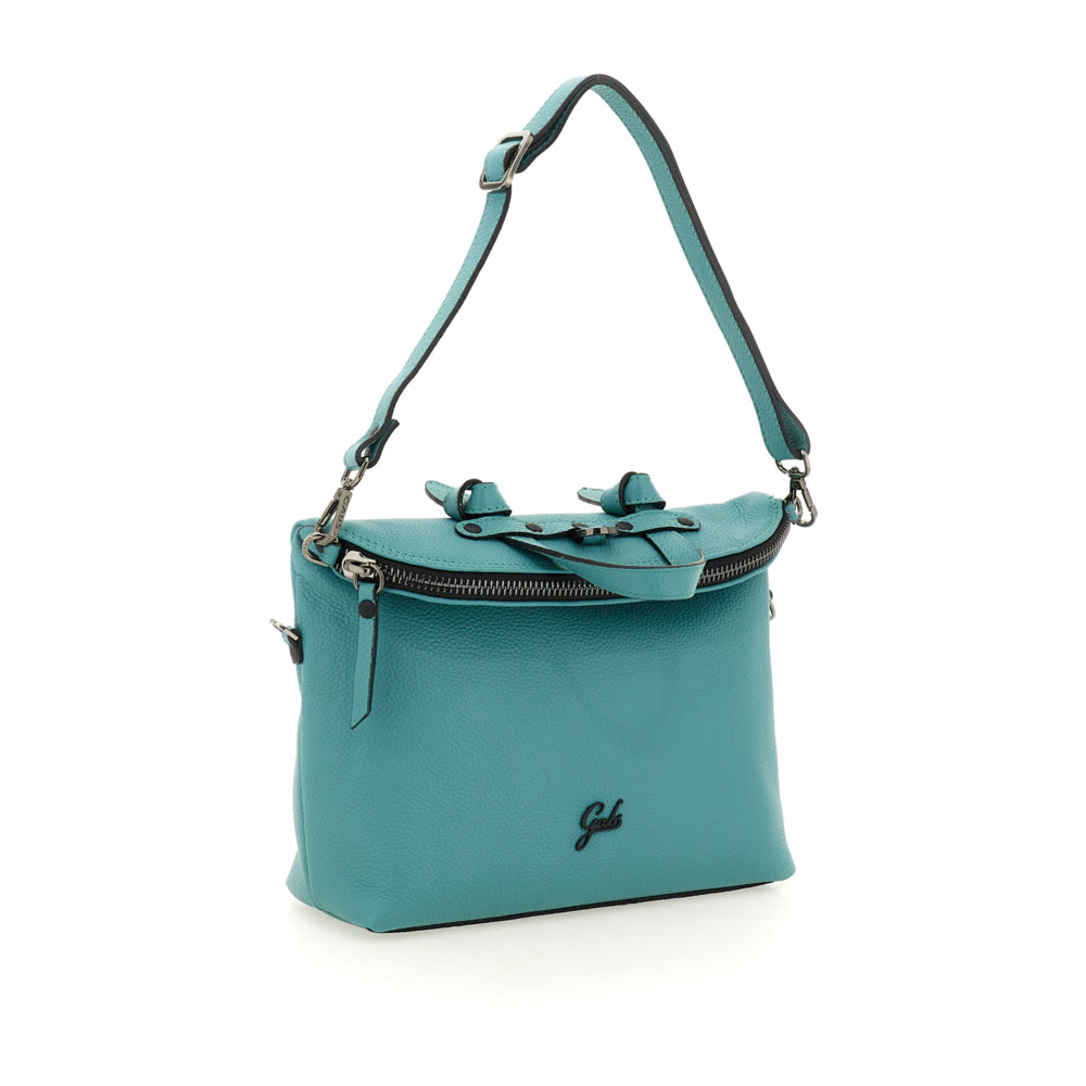 Clear Blue Backpack with Removable Strap
