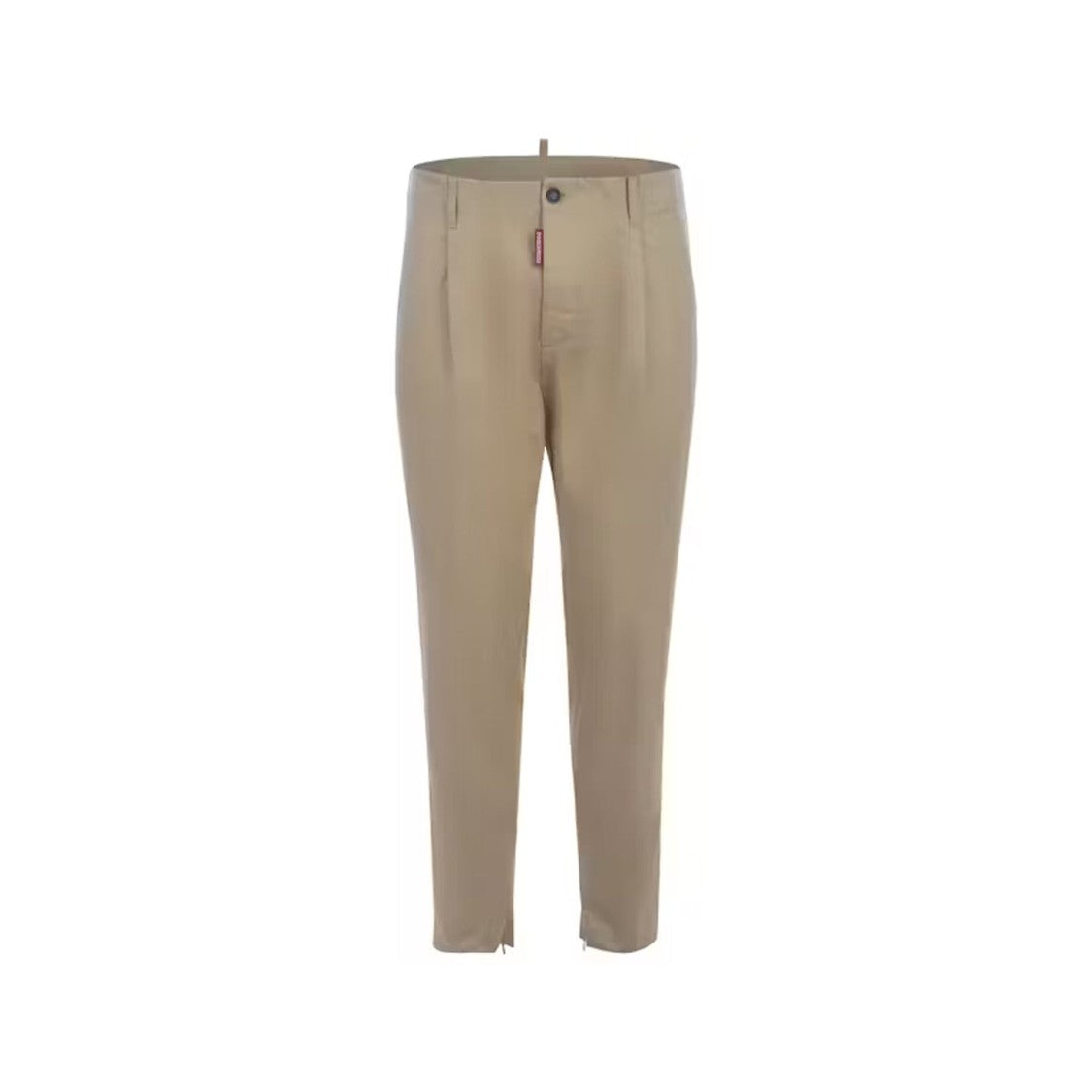 Beige Cotton Trousers