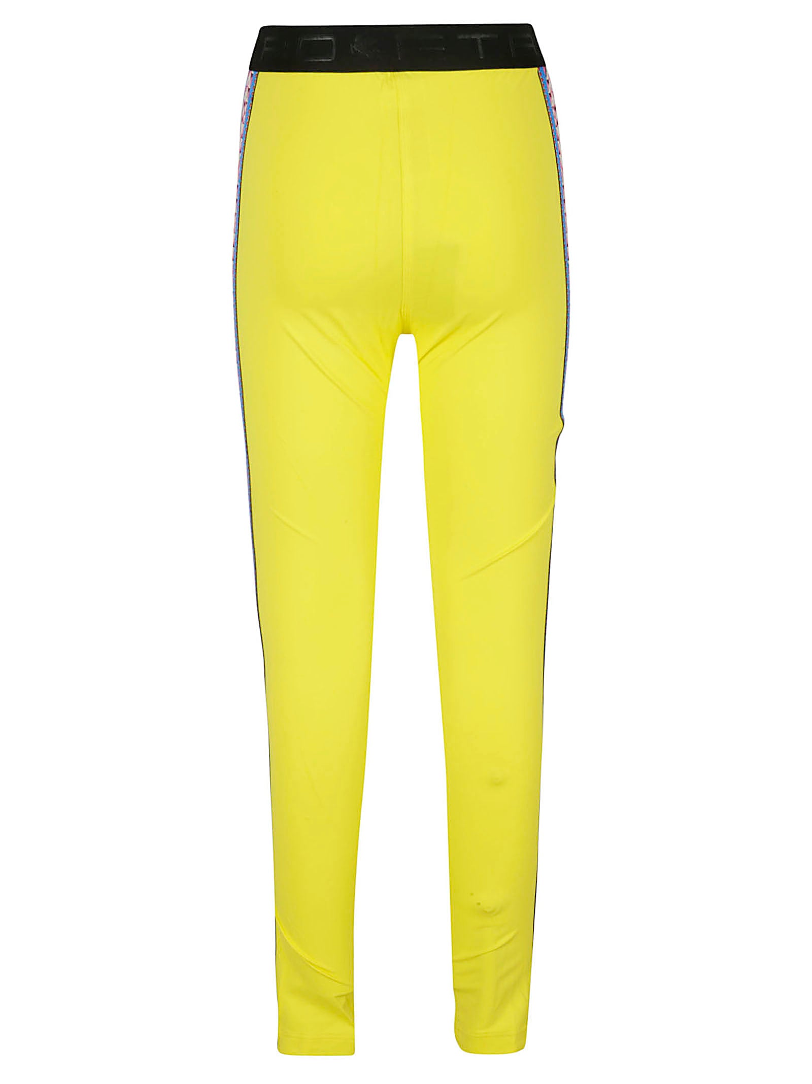 Tailored Yellow Trousers with Smooth Fabric Blend