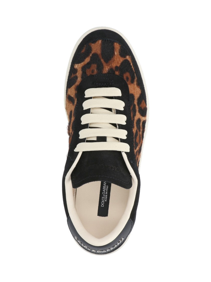 "Saint Tropez" Sneakers – Brown Leopard Print
