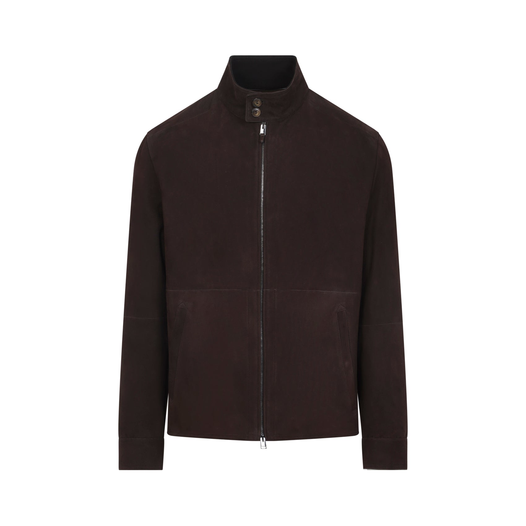 Brown Lamb Leather Casual Jacket