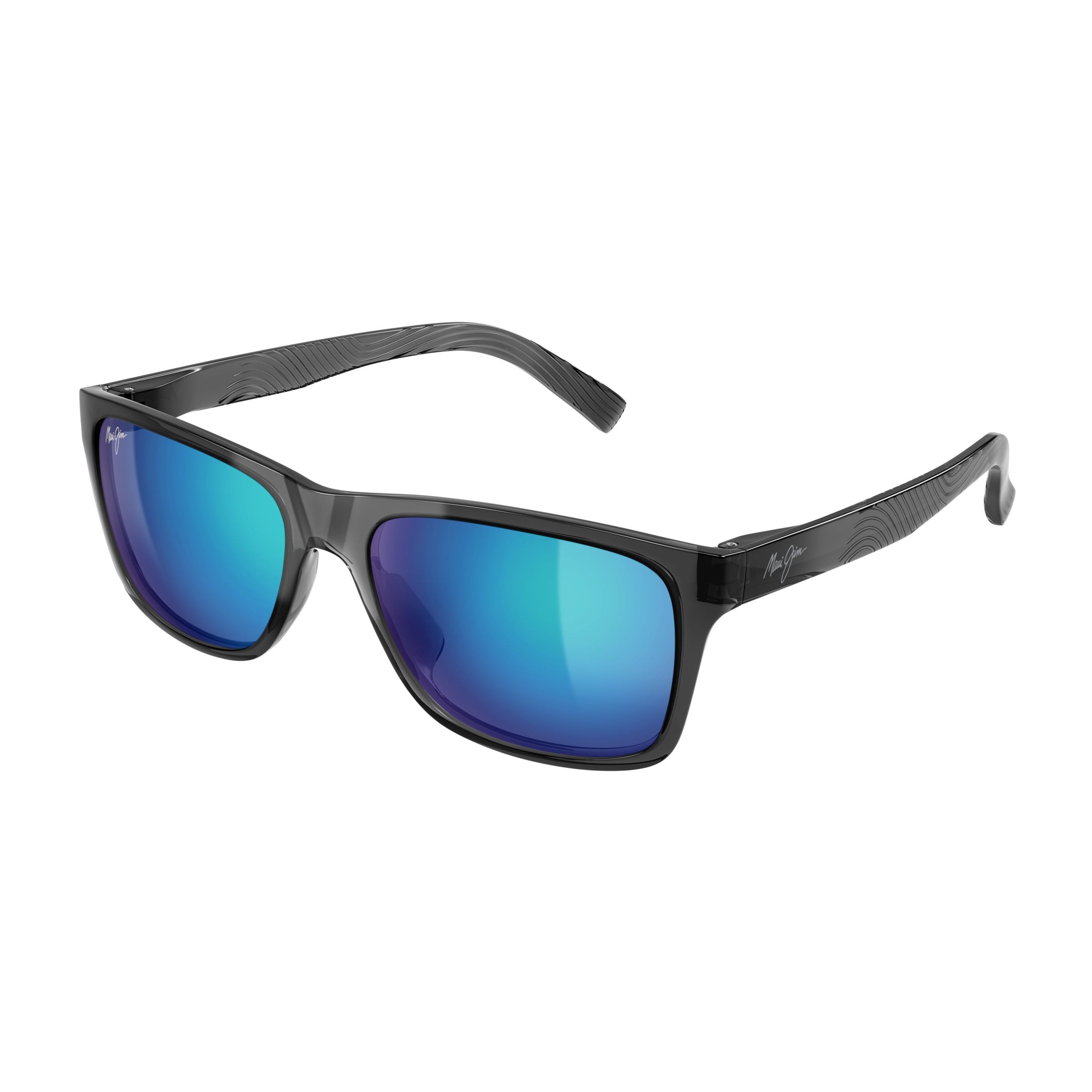 Kowelo Rectangular Frame Sunglasses with Mirrored Gradient Lenses