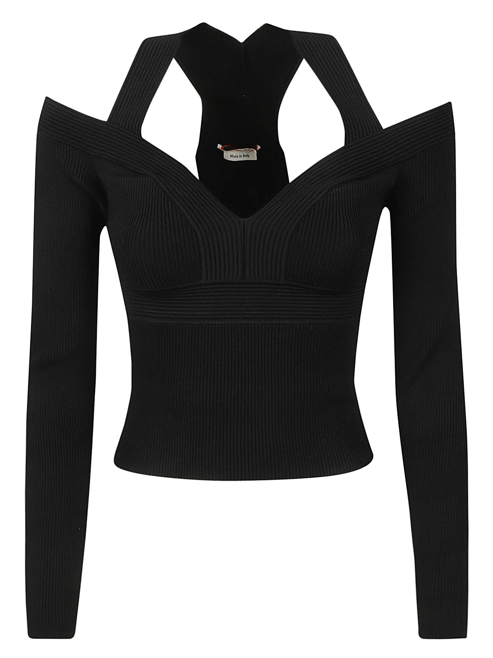 Minimalist Cotton Top with Round Neckline