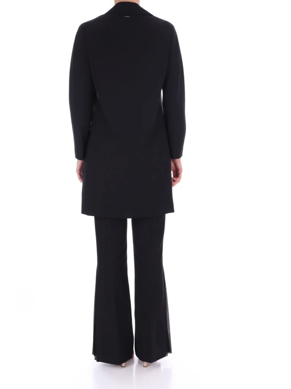 Black Viscose Coat