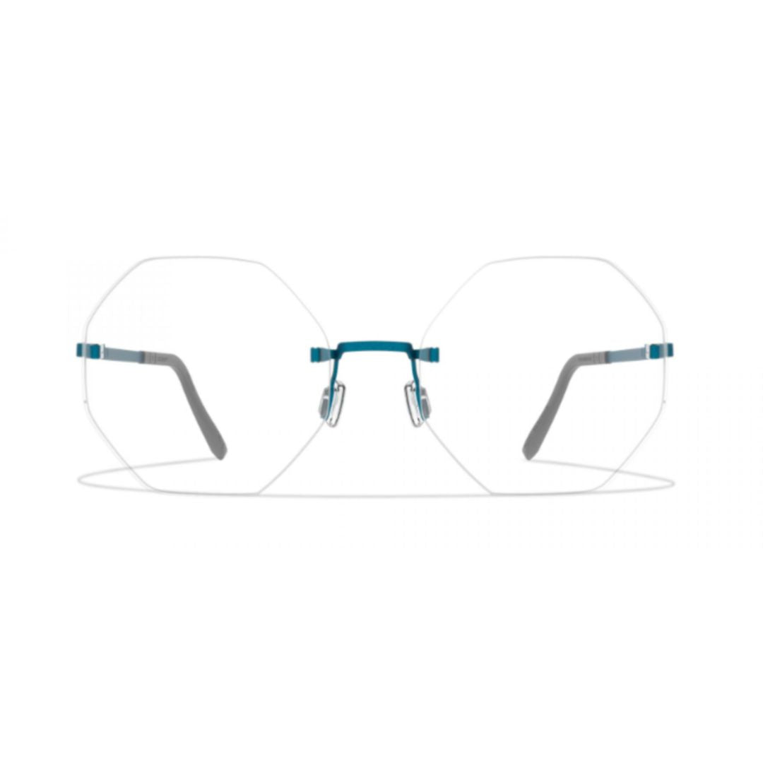 Bf941 Aero A-N Rimless Geometric Eyeglasses with Lightweight Metal Accents