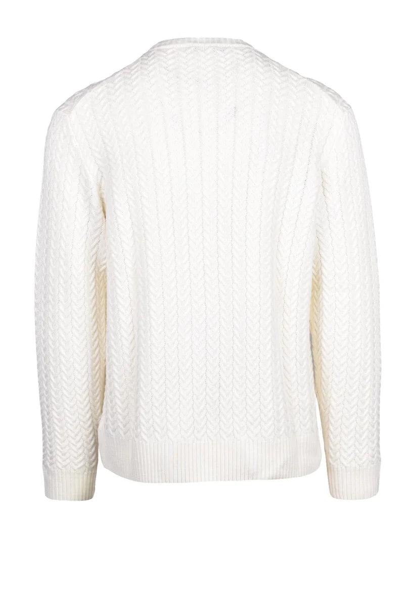 Crewneck Sweater - White
