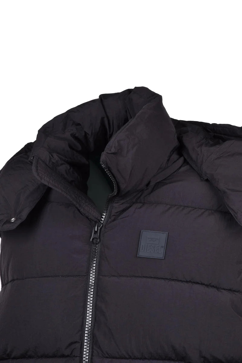 Black Padded Gilet Men