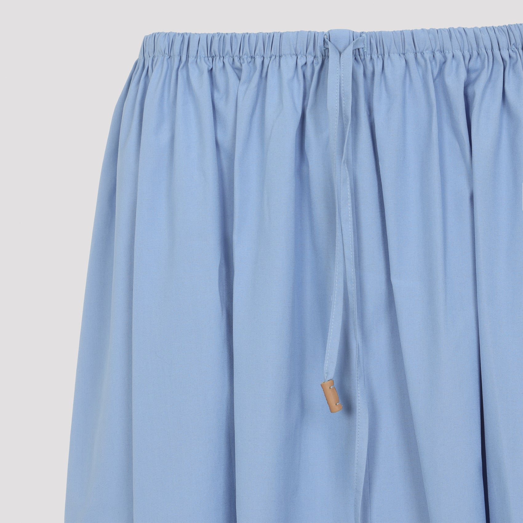 Midi Skirt With Elastic Waistband