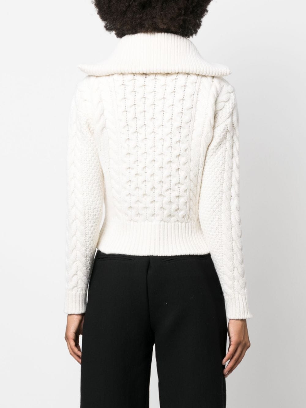 Textured Cable Knit Jumper