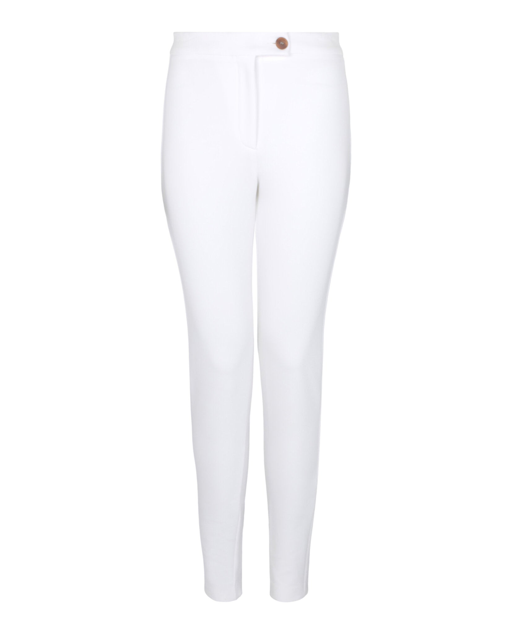 Mid-Rise Slim-Fit Trousers