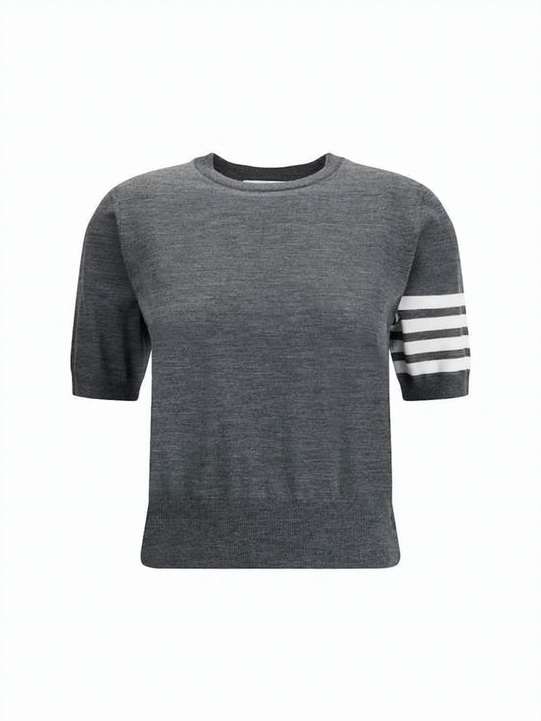 Fitted Knit Top In Fine Merino Wool