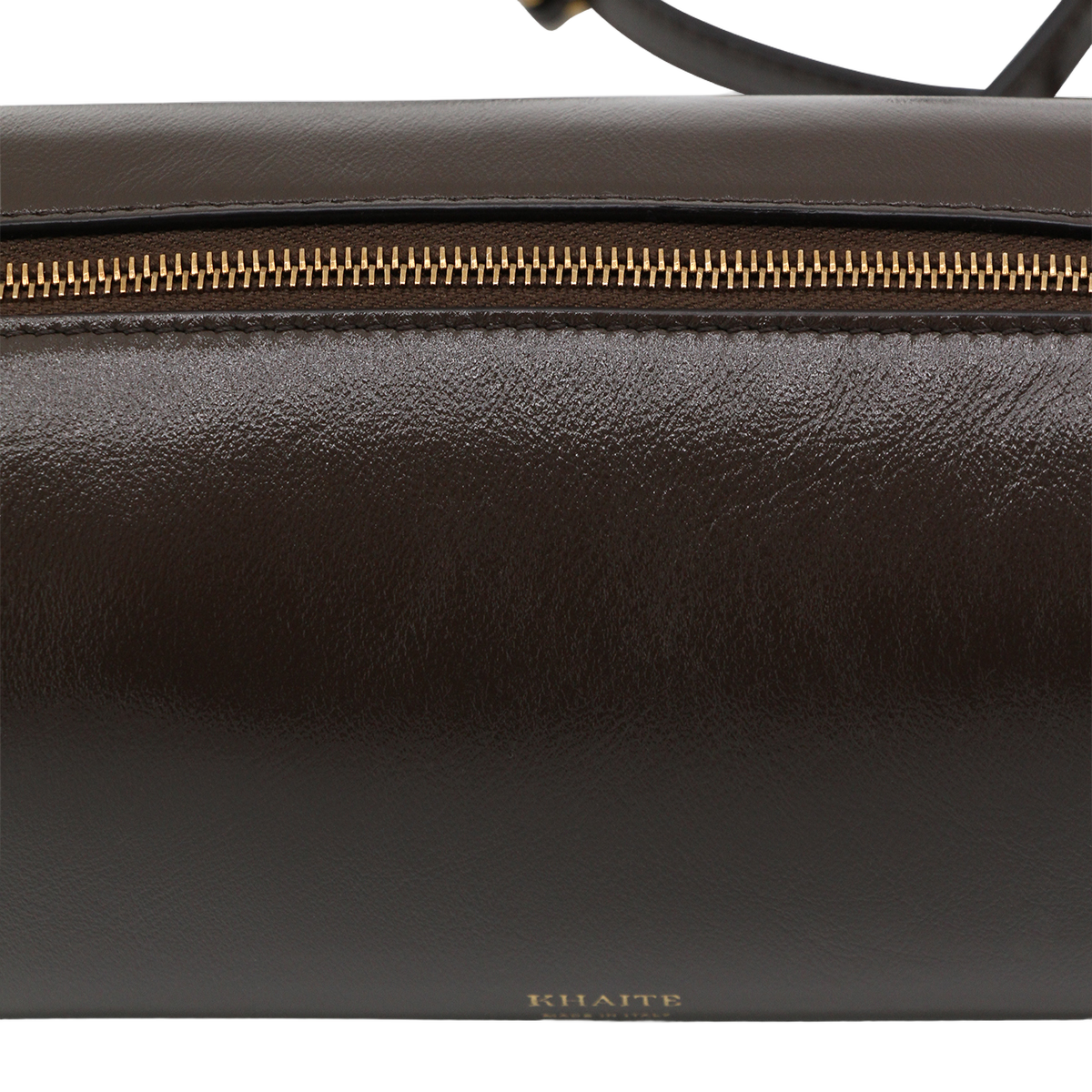 Rectangular Crossbody Bag in Polished Leather