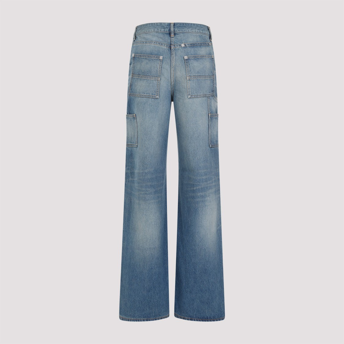 Deep Blue Cotton Jeans