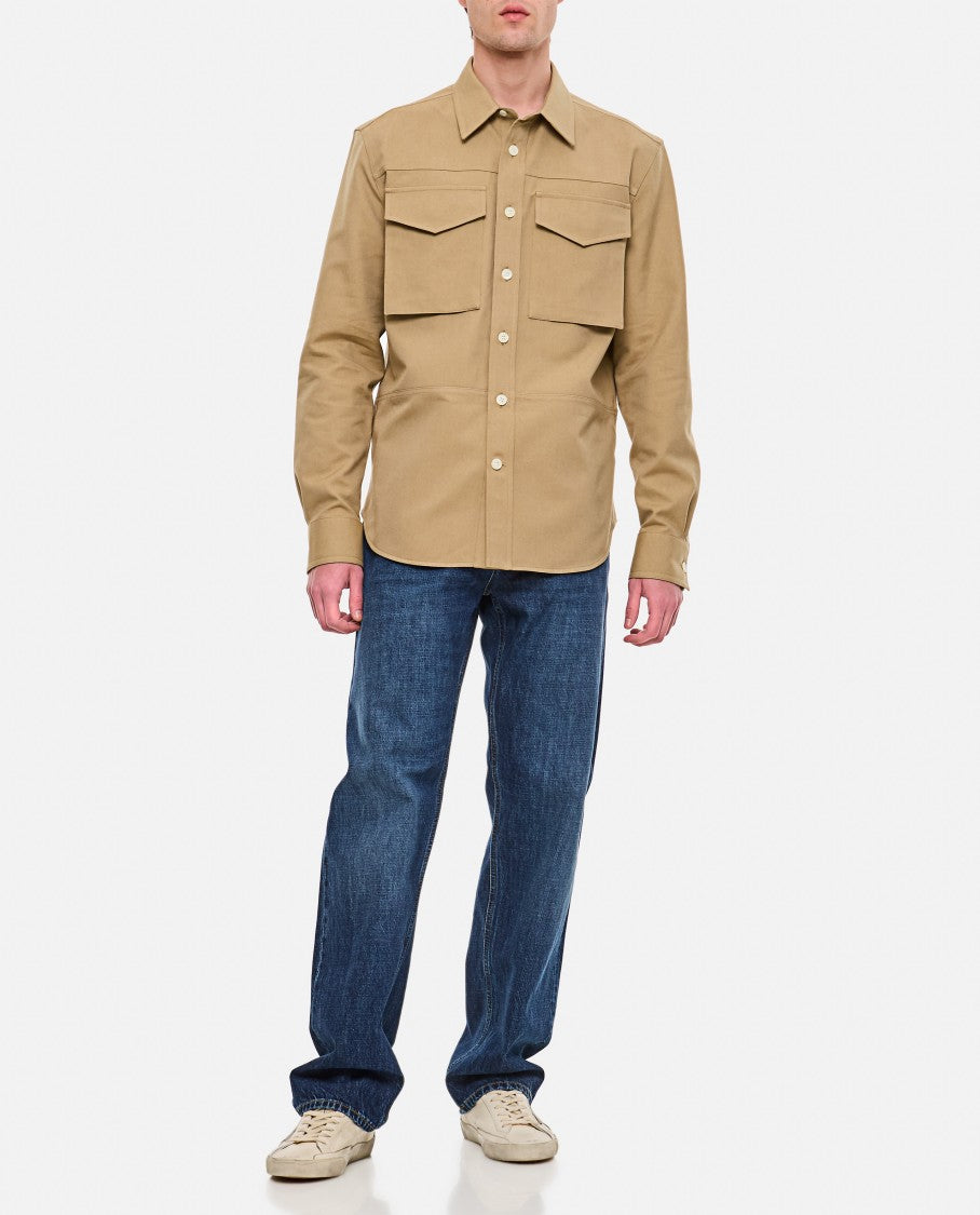 Cotton Military Pocket Shirt