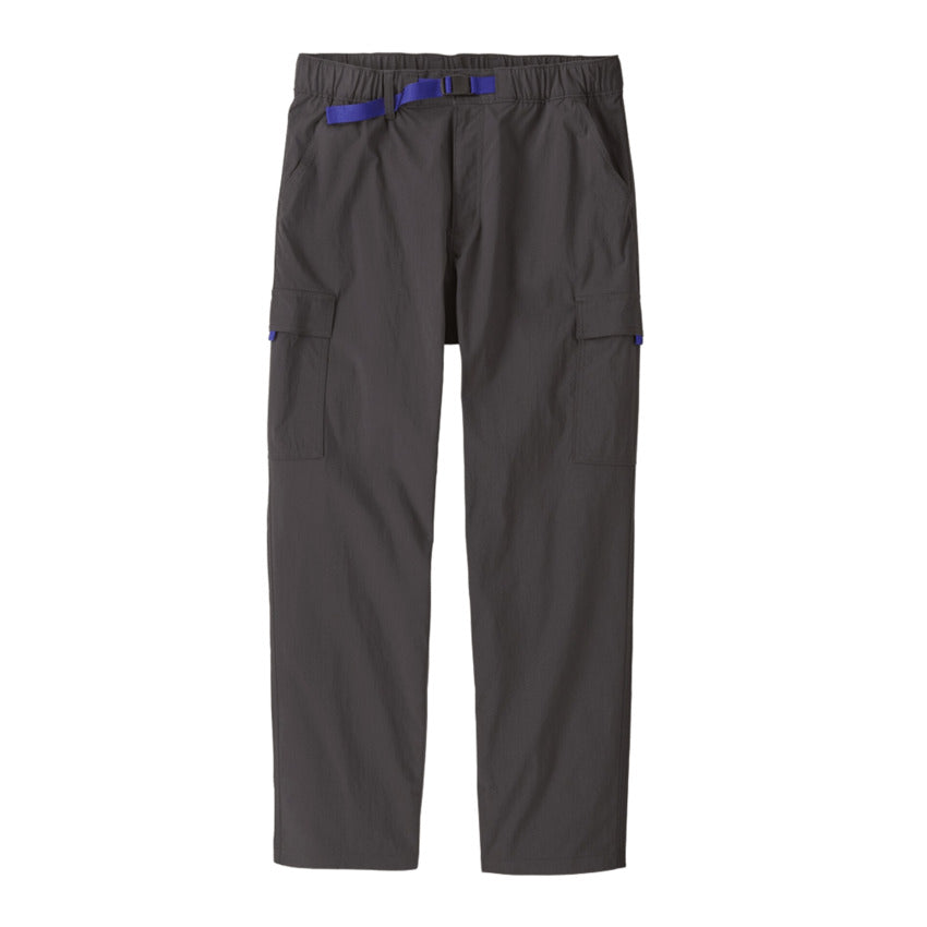 Ink Black Water-Repellent Cargo Trousers