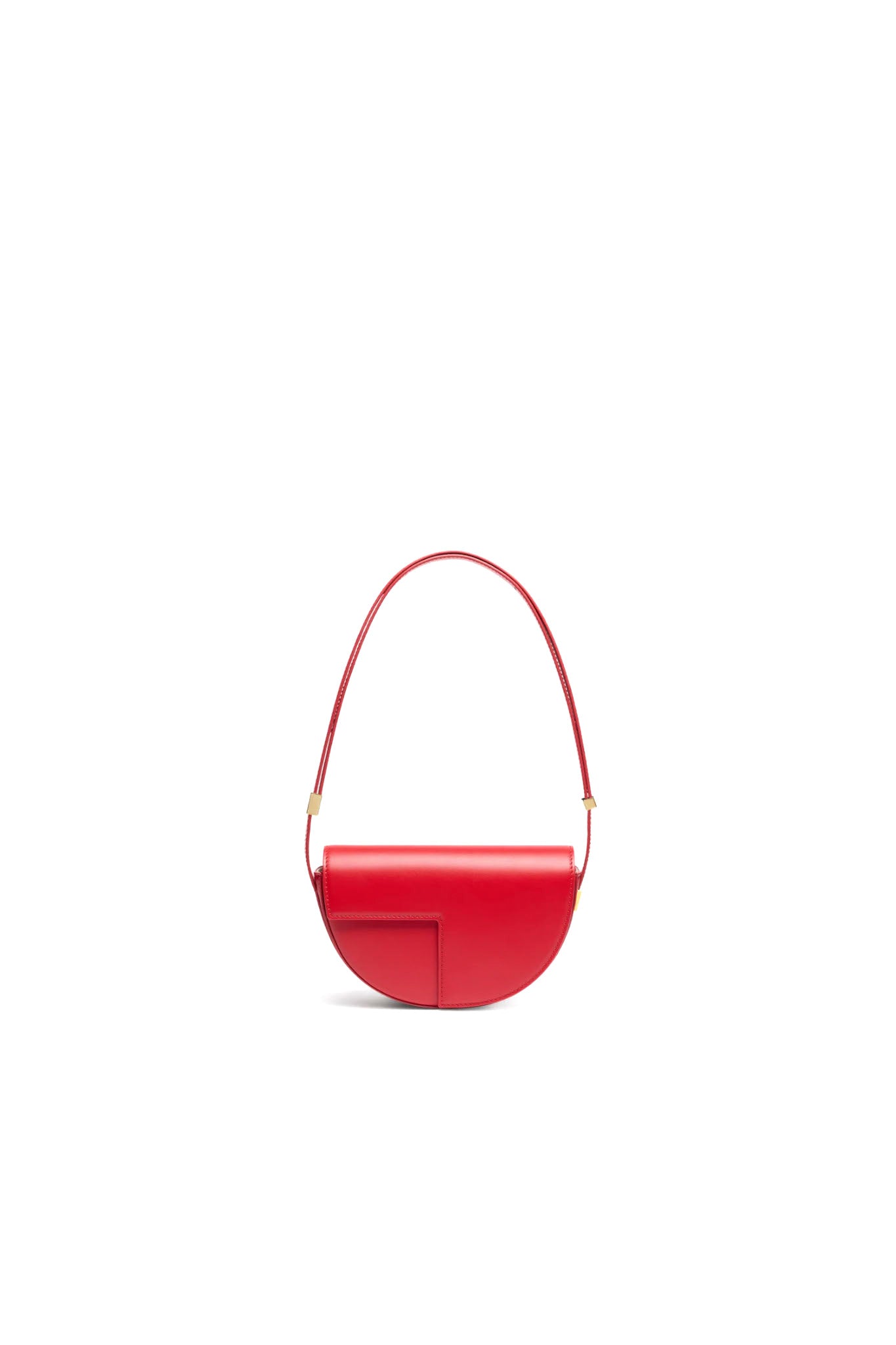 Half-Circle Leather Handbag
