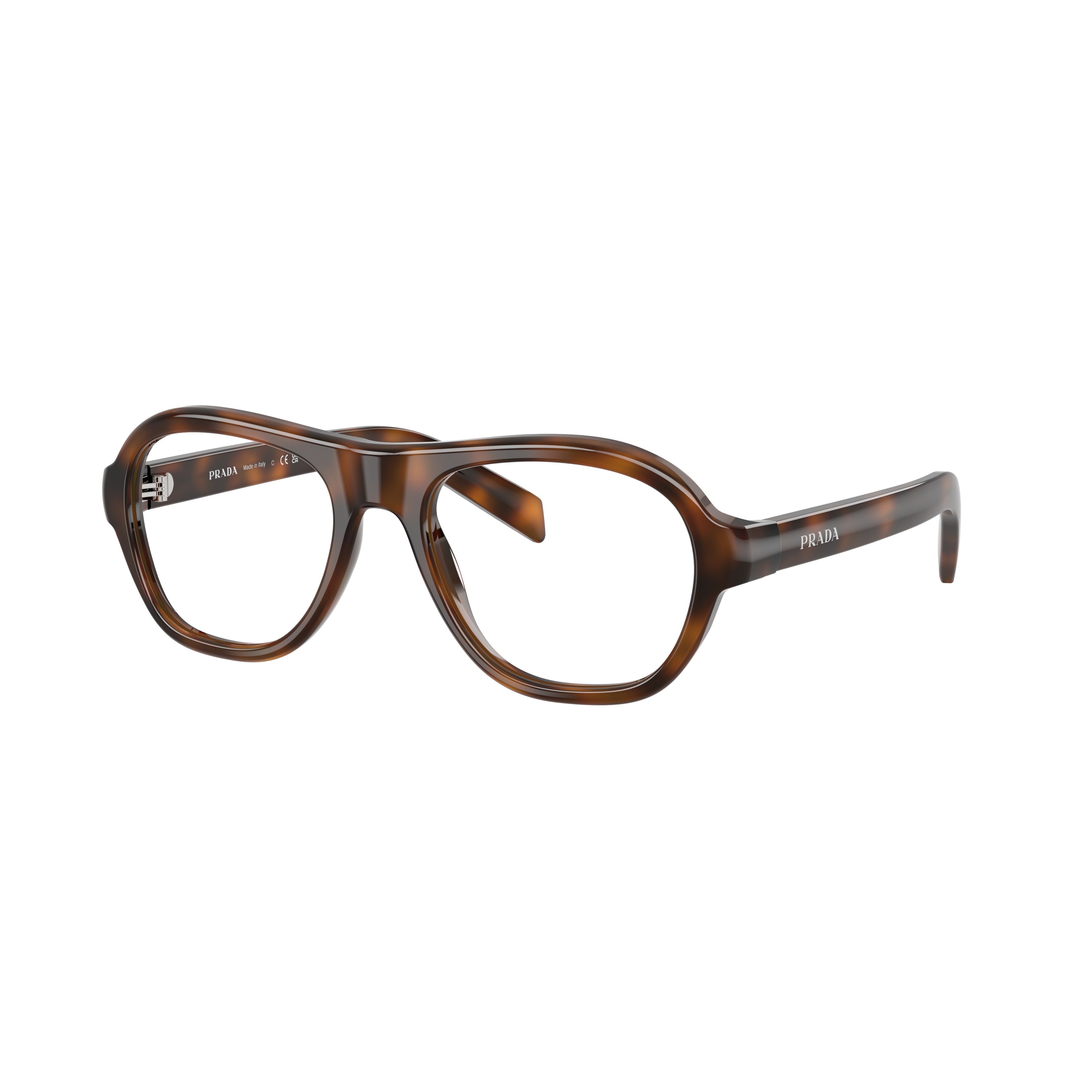Tortoiseshell 0pr C12v Aviator Inspired Sunglasses