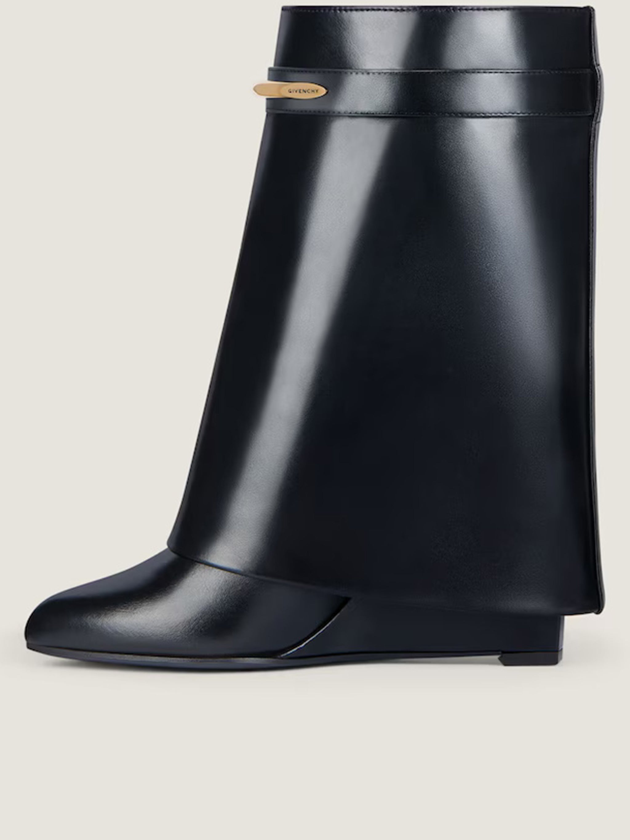 Heel Ankle Boot Pointed Calf Leather