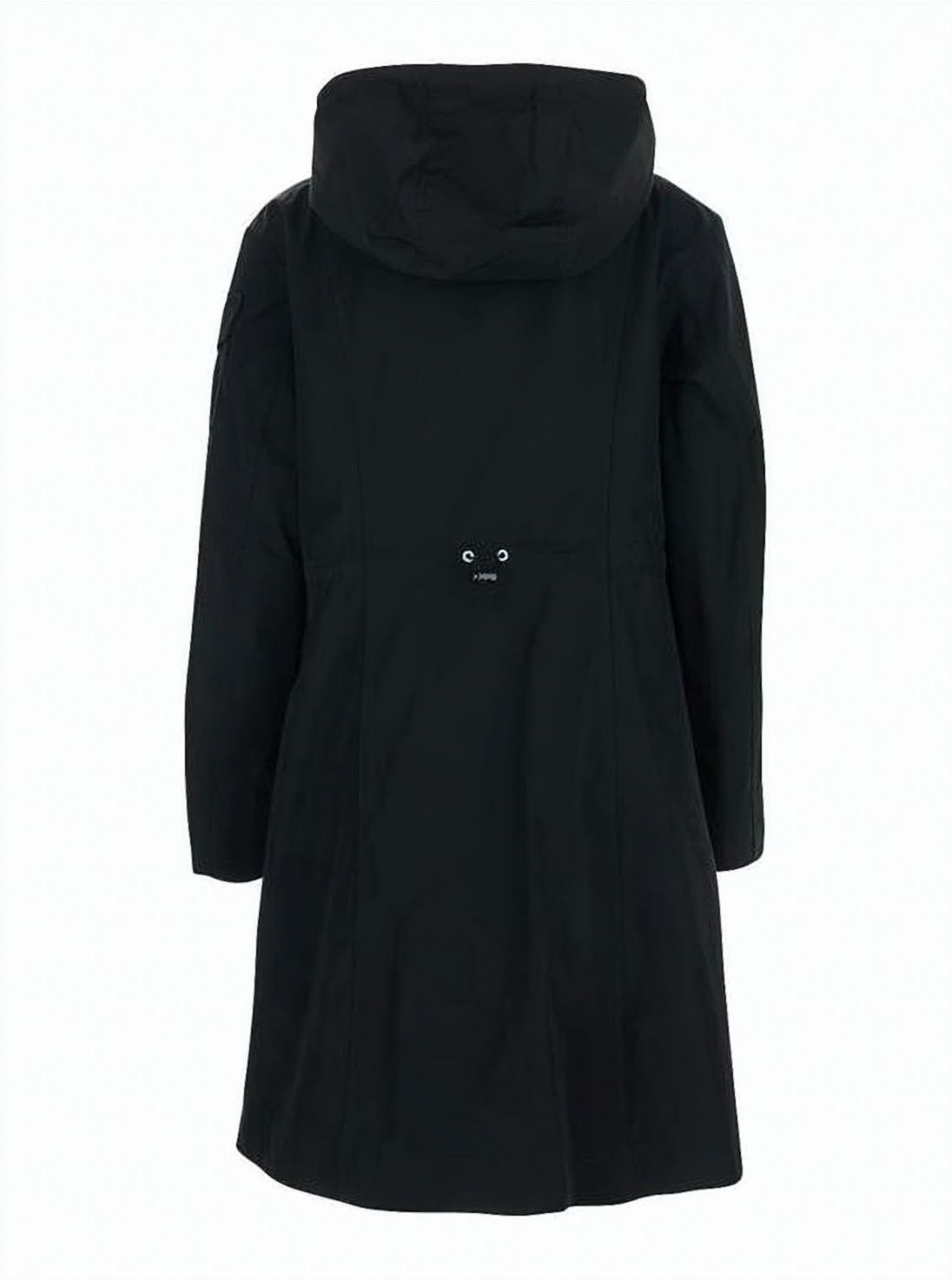 Mid-Length Padded Jacket with Adjustable Hood
