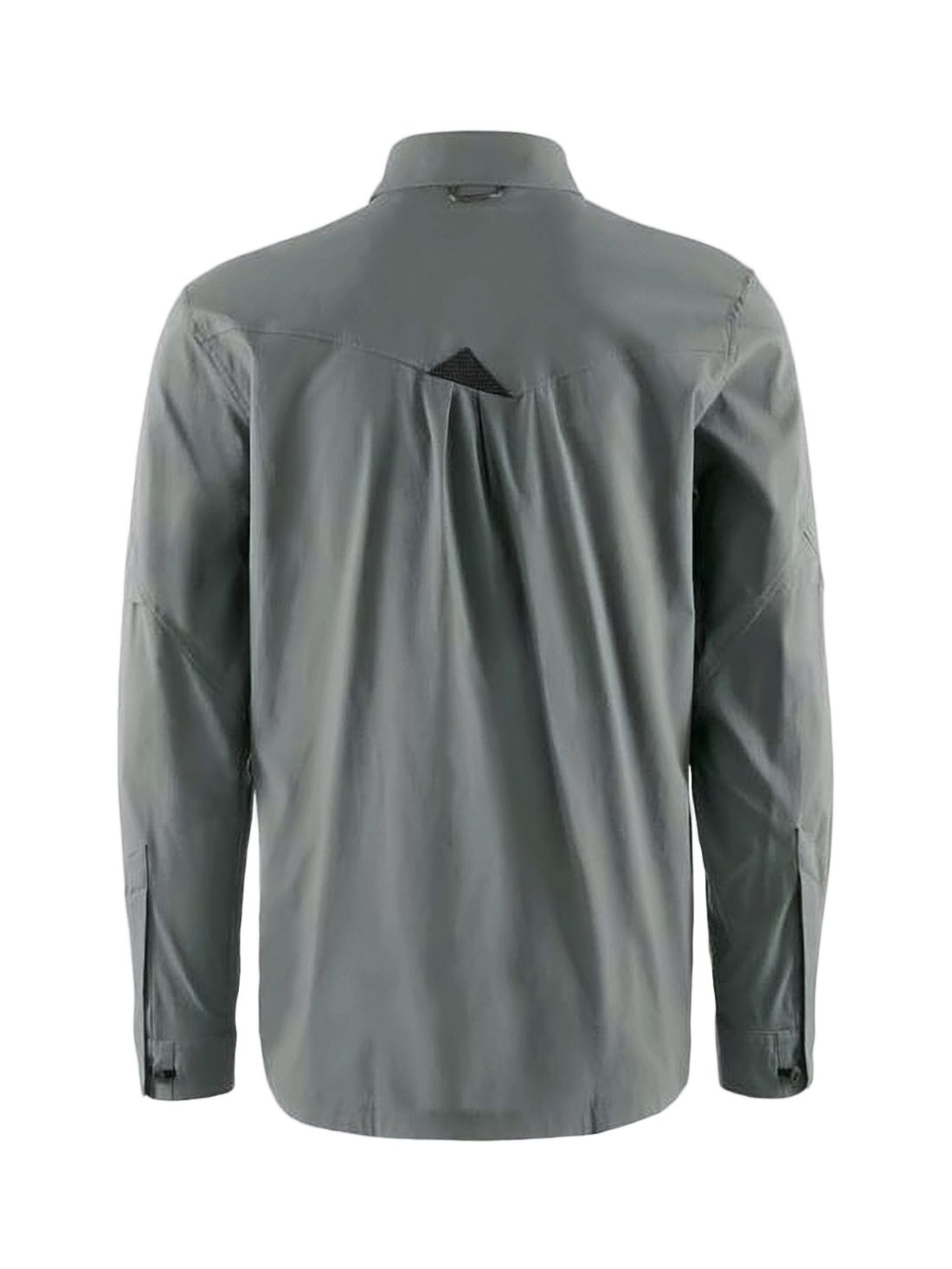 Long-Sleeve Minimalist Shirt with Structured Collar