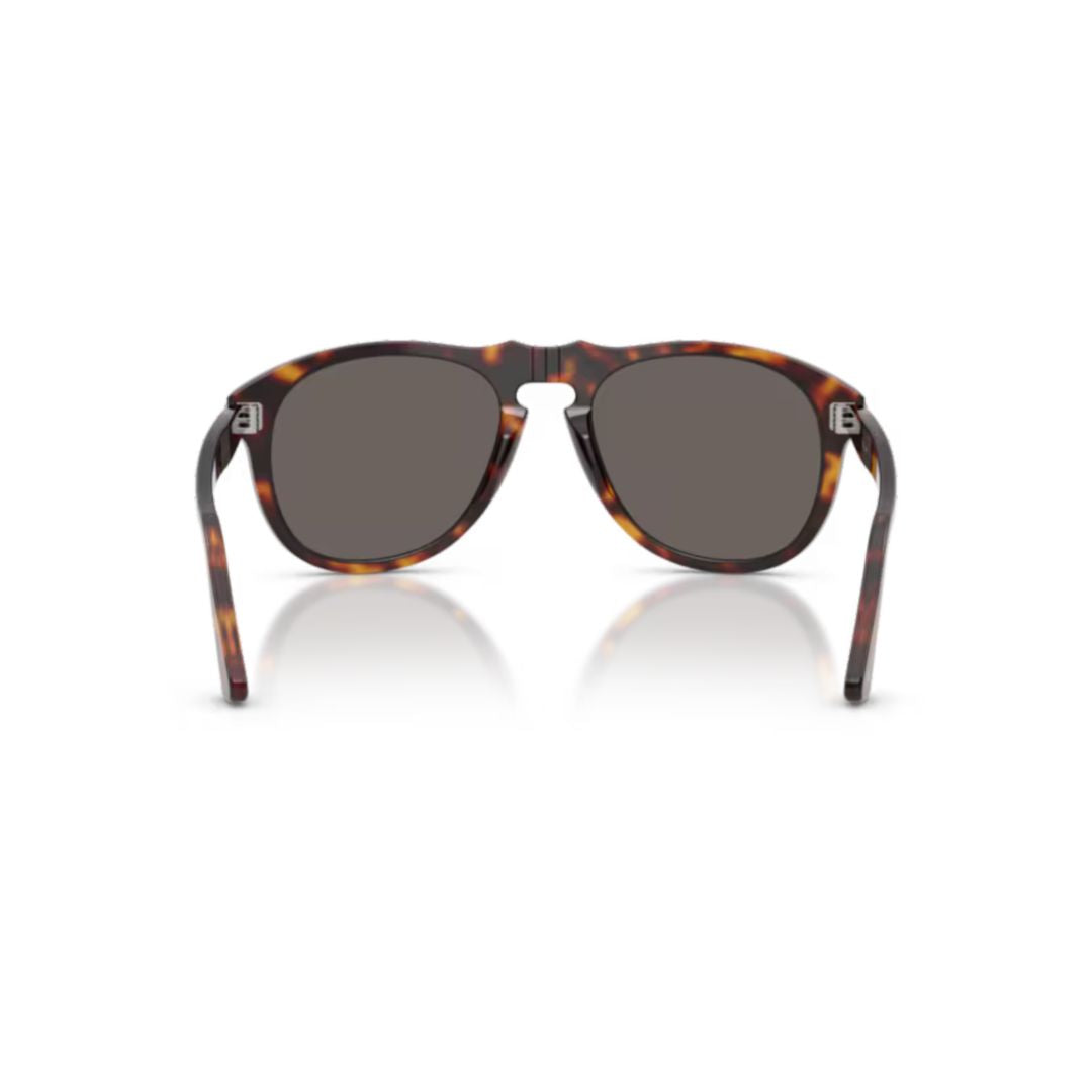 0po0649ne Tortoiseshell Round Frame Sunglasses with Dark Lenses