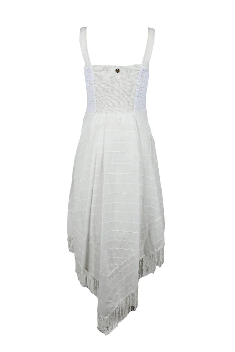 Long Dress Cotton - White