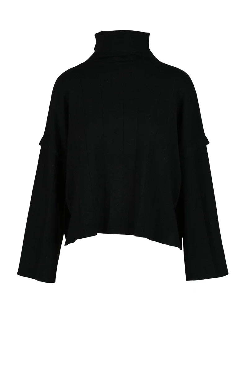 Virgin Wool Sweater - Black