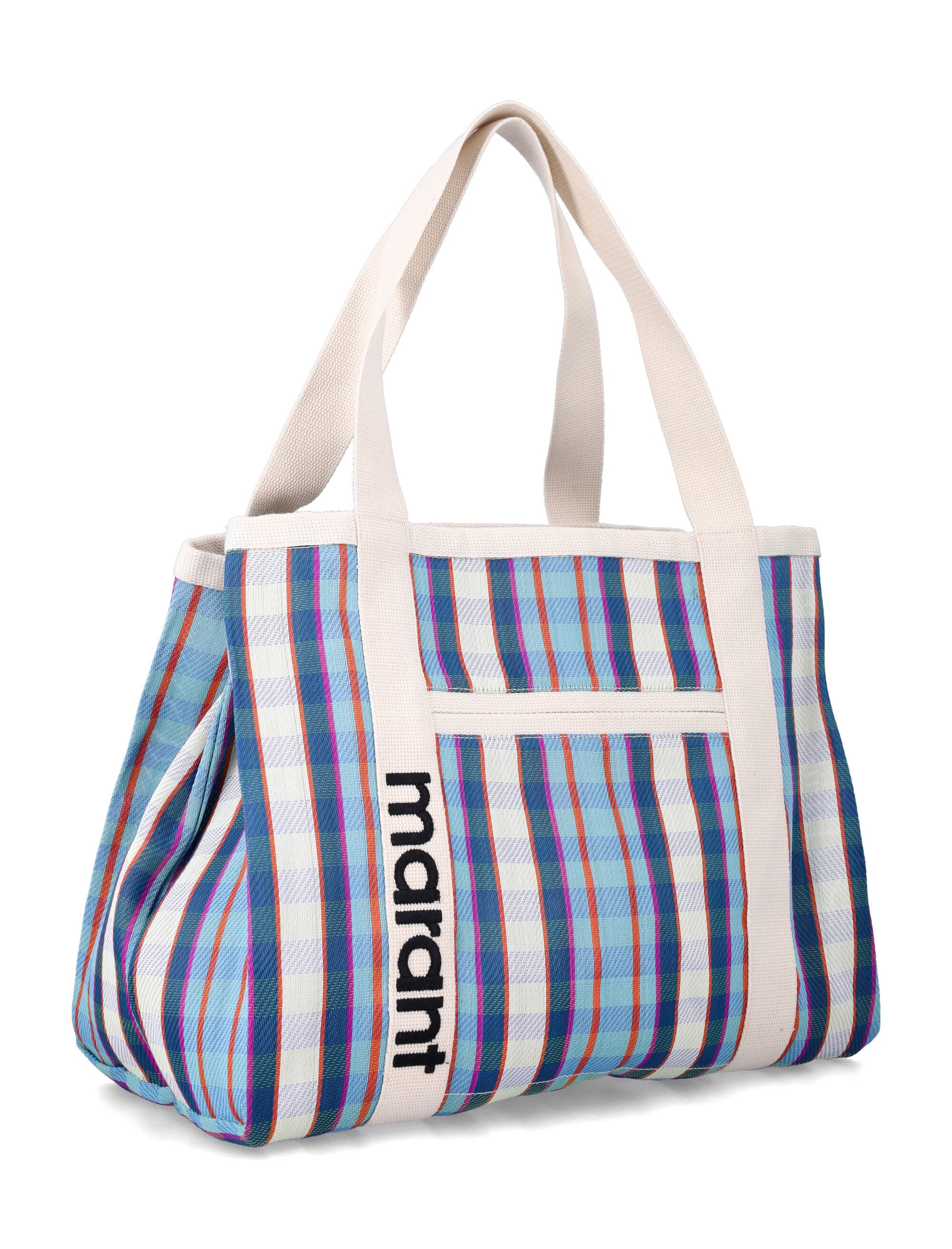 Darwen Striped Shoulder Tote