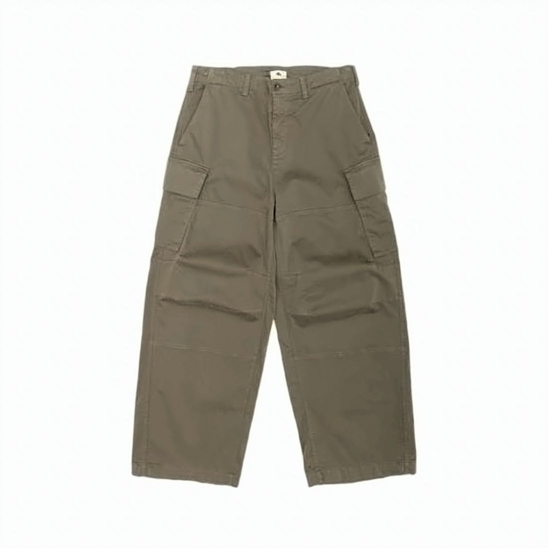 Brown Straight-Leg Pants