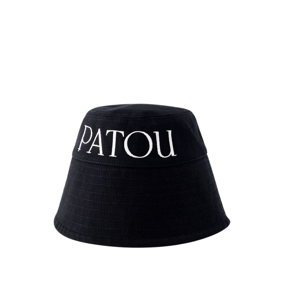 Patou Bucket Hat - Cotton - Black