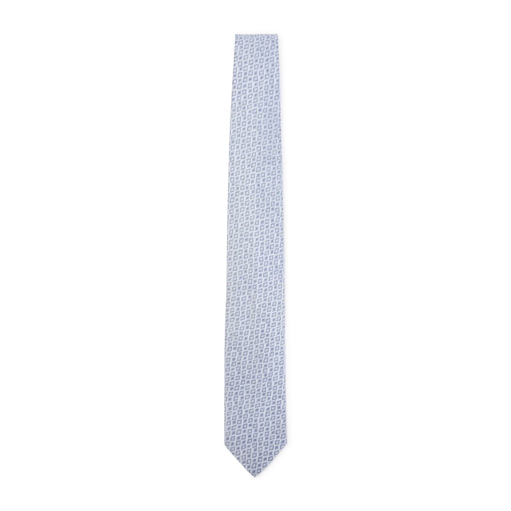 Slim Light Blue Silk Tie