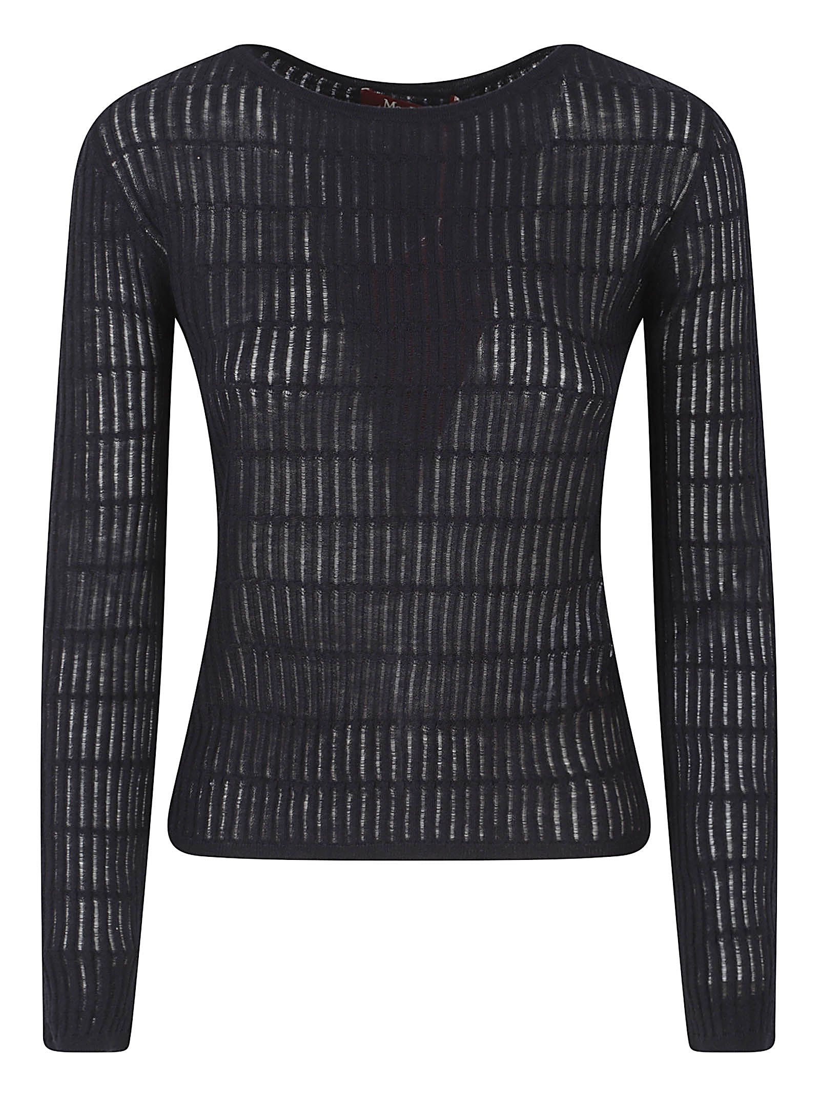 Slim Fit Ribbed Knit Top