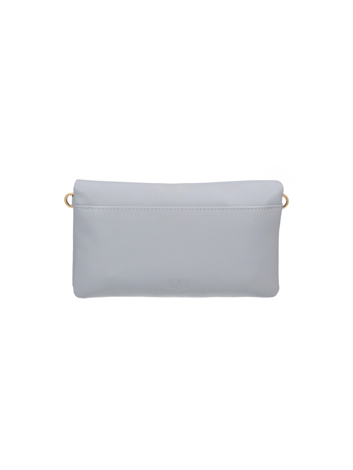 Grey Love Click Calf Leather Bag