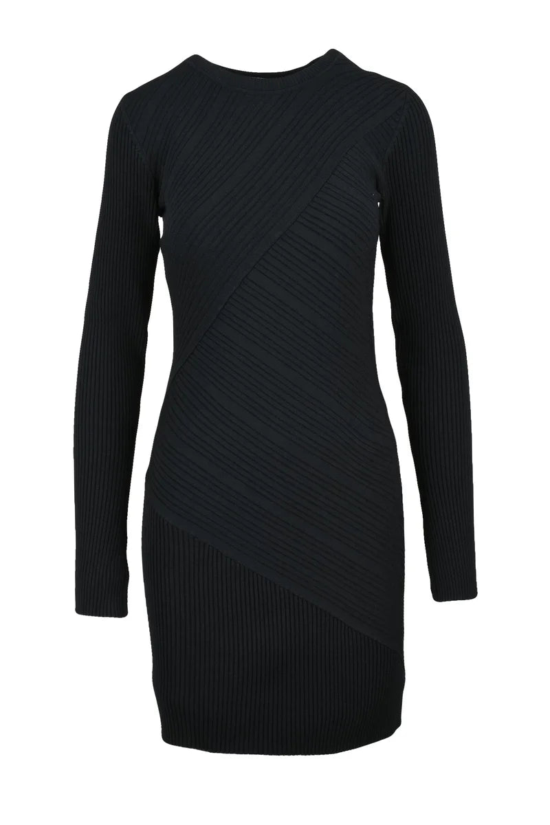 Short Jersey Dress - Black