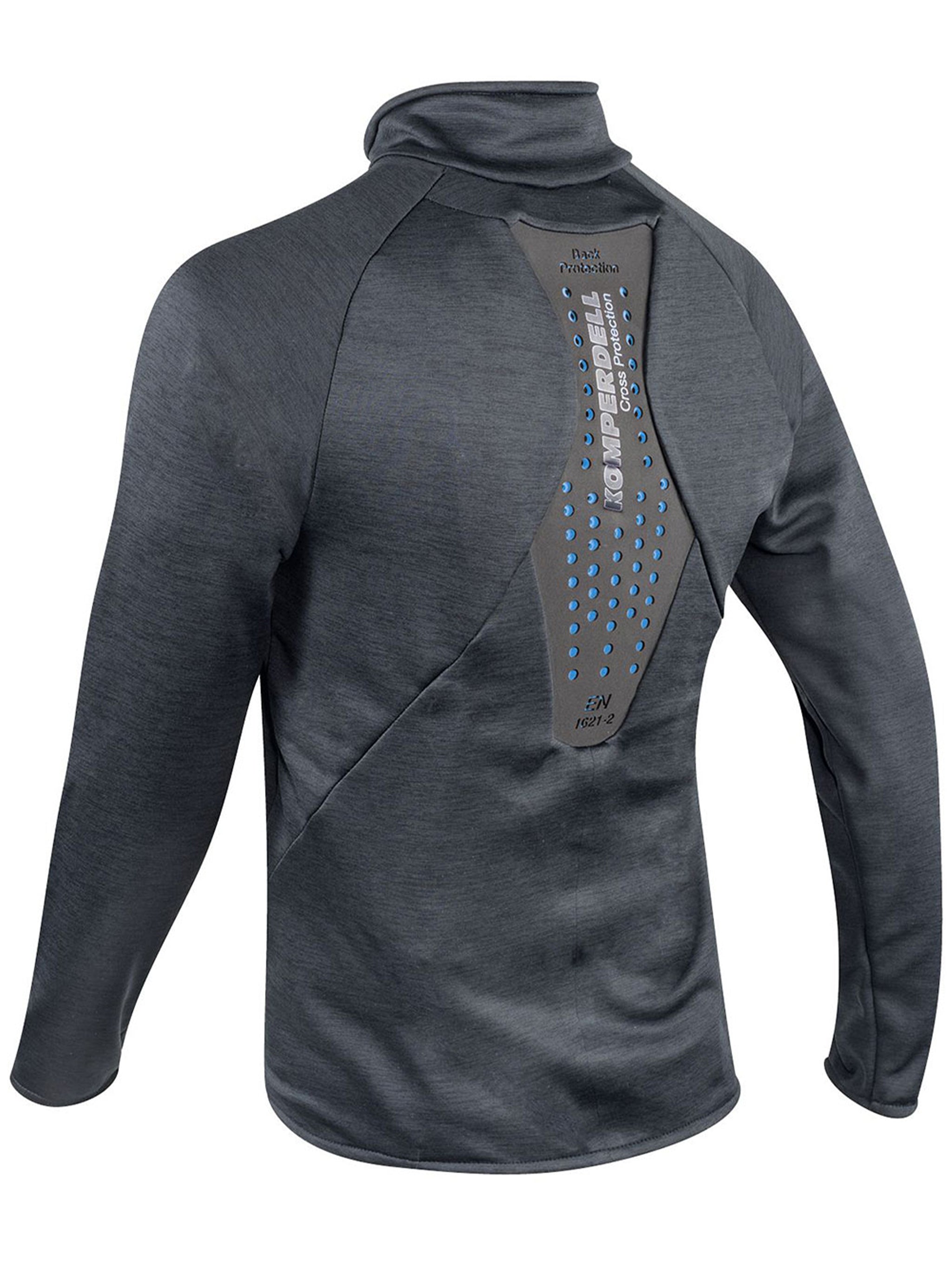 Grey Full Zip Technical Technical Sweater