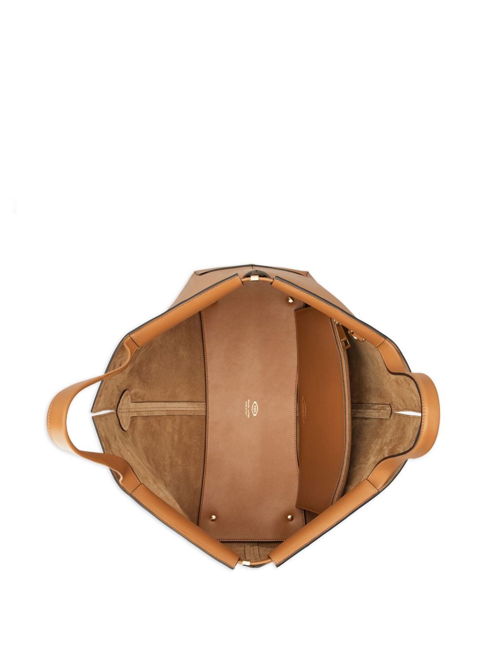 Smooth Brown Leather Tote