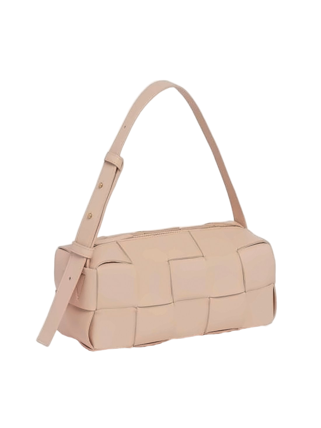 Woven Lambskin Shoulder Bag