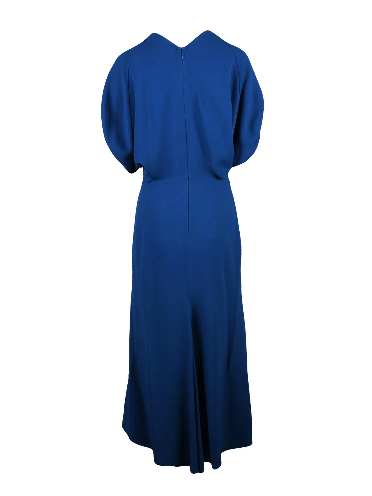 Cobalt Viscose Acetate Elastane Women Long Dress