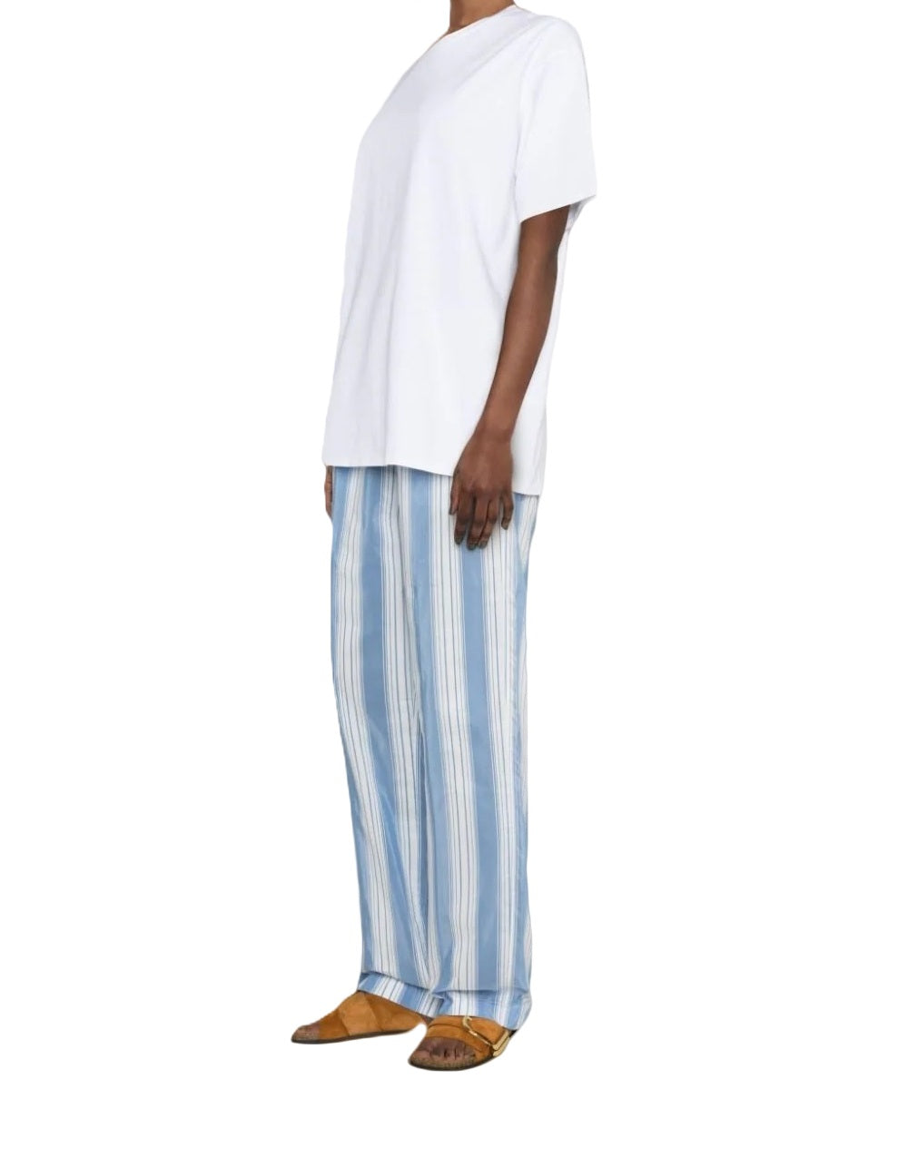 Minimalist Straight-Cut Tee in Organic Cotton
